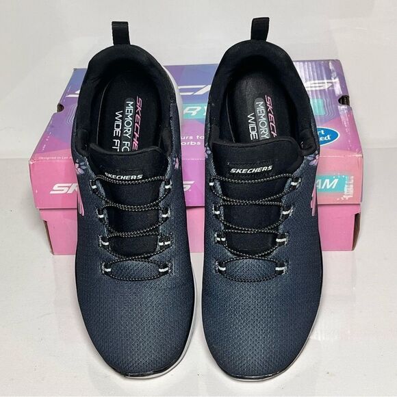 Skechers Summits Love Rain Washable Bungee Sneakers - Picture 5 of 6